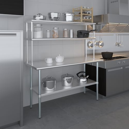 60 Inch Double Tier Overshelf