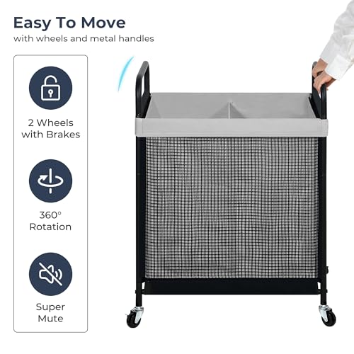 Laundry Hamper 2 Section