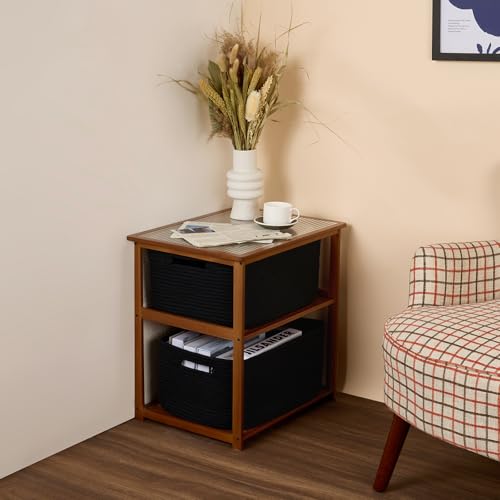 Large Storage Baskets for Shelves (3 Count)