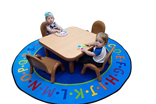 Children’s Factory Baseline Toddler Square Table and Chairs Set