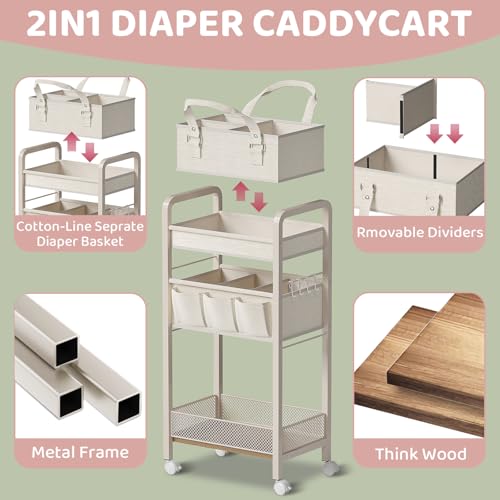 Baby Diaper Caddy Organizer and Storage