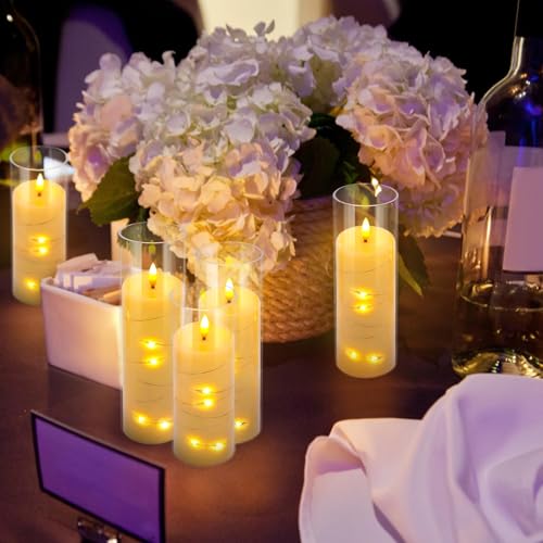 24 Pack Acrylic Flameless Candles (24 Count)