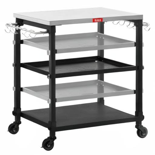 3 Tier Outdoor Grill Cart