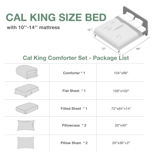 California King Comforter Set