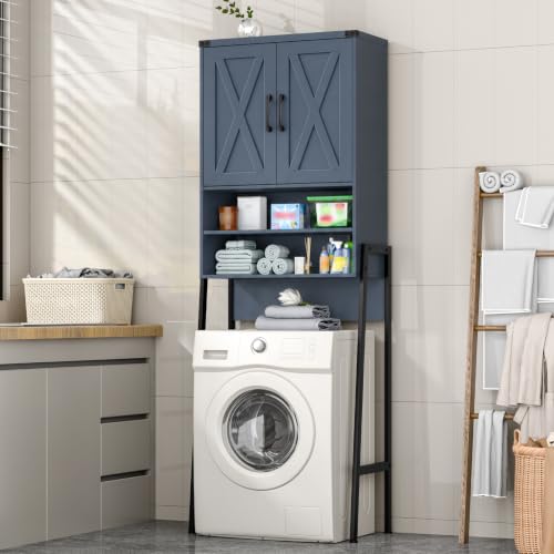 Metal Frame Over The Toilet Storage Cabinet