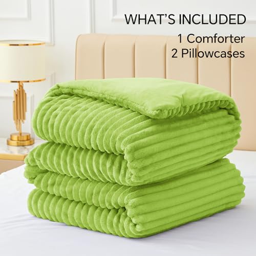 Fleece Queen Comforter Set