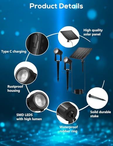 Solar Landscape Spotlights (16 Count)