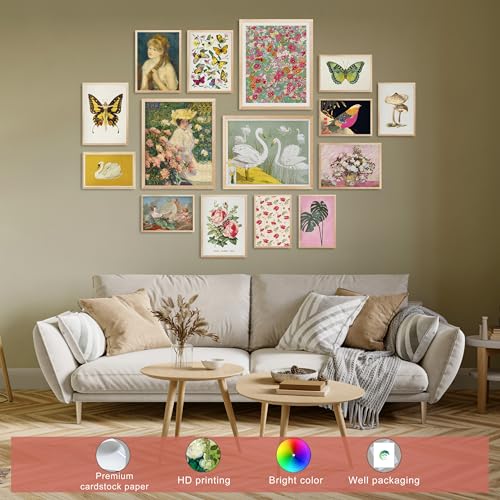15 Pcs Maximalist Gallery Wall