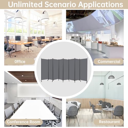 Room Divider Large 8 Panel Privacy Screen