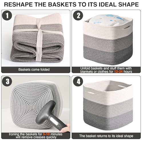 11 Inch Cube Storage Bins (3 Count)