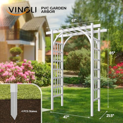 Garden Arbor PVC Wedding Arch for Ceremony Party