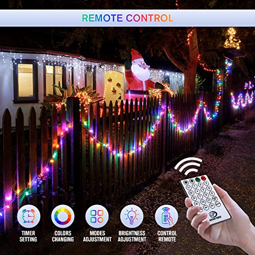 500 LED White & Multicolor Color Changing String Lights (163 Foot)