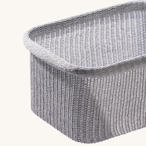 Blended Fabric Storage Baskets Set of 2 (2 Count)
