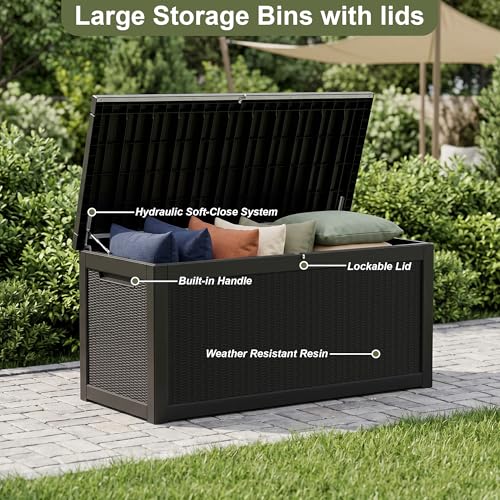 320 Gallon Outdoor Storage Box Waterproof