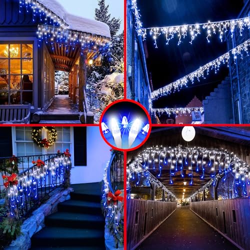 1620 LED 164FT Christmas Icicle Lights