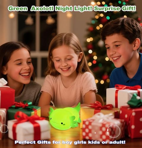 Axolotl Squishy Silicone Night Light