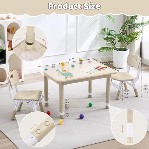 Kids Table & 2 Chairs