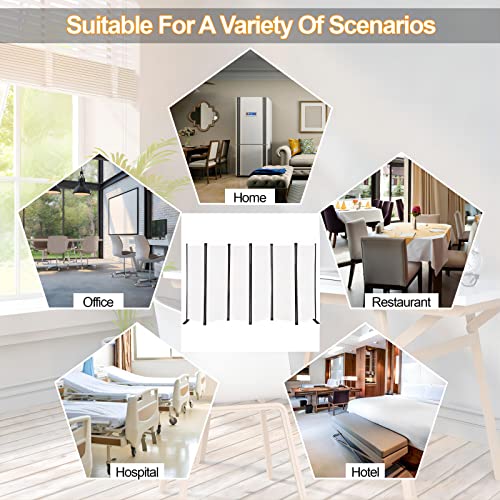 6 Panel Folding Privacy Screen 9ft Wide 6ft Tall Room Partition
