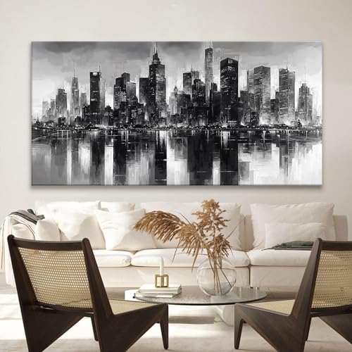 New York City Wall Art Brooklyn Bridge Large Wall Art For Living Room 29×58