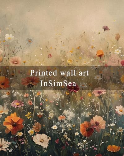 Framed Canvas Wall Art Vintage Decor