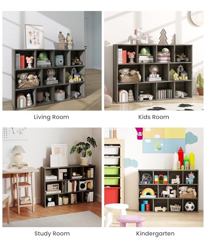 11 Cube Kids Toy and Book Storage Organizer