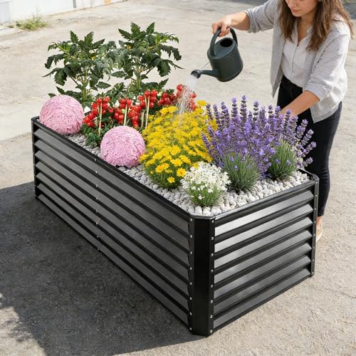 GARDMAX 6x3x1FT Raised Garden Bed Kit