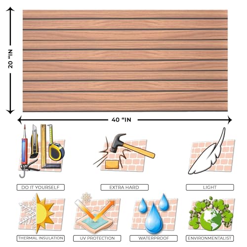 3D Wood Effect Wall Panels