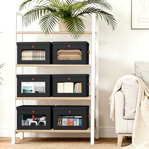 Storage Bins with Lids (4 Count)