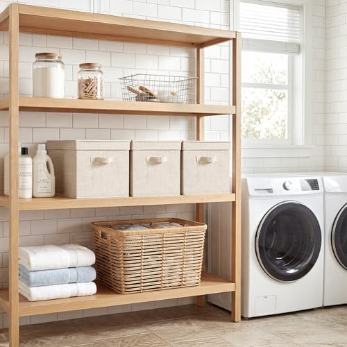 Fabric Storage Bins with Lids (3 Count)