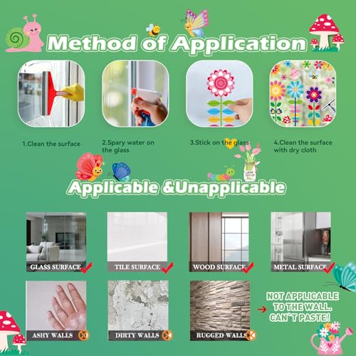 Spring Window Clings (112 Count)