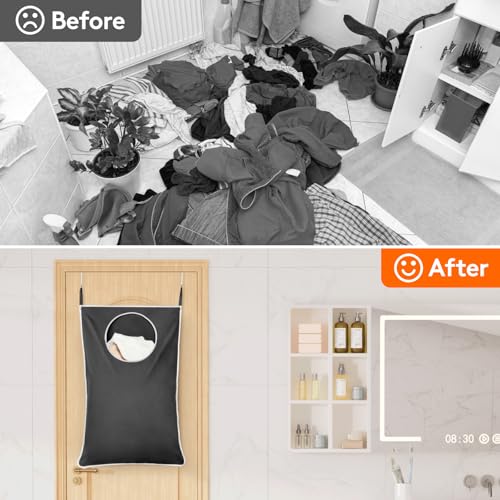 2 Pack Over Door Laundry Hamper (2 Count)