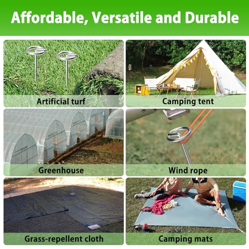 120 PCS Landscape Fabric Stakes (120 Count)