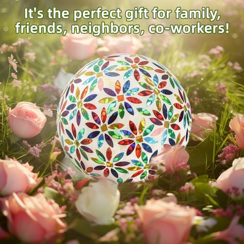 Mosaic Glass Gazing Ball