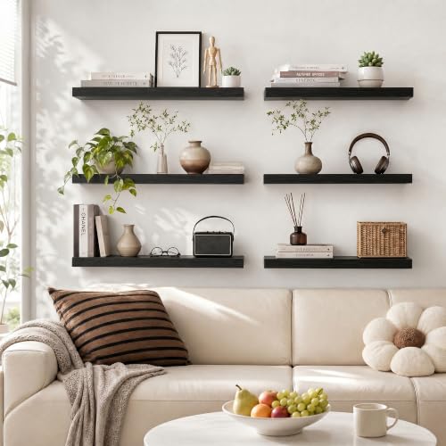 16 inchs Floating Shelves for Wall Set of 2