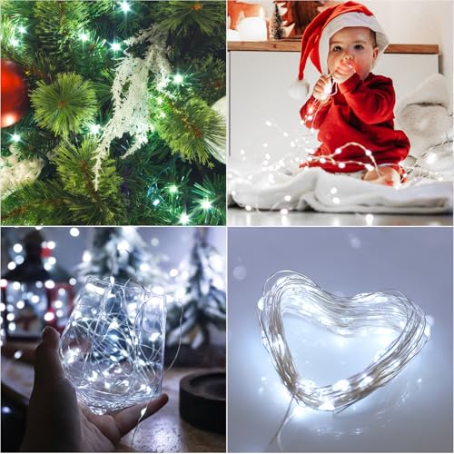 Christmas Fairy String Lights Battery Operated (33 Foot)
