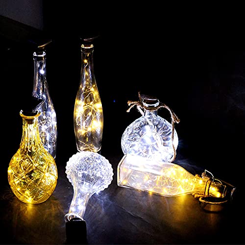Solar Wine Bottle Lights Outdoor (8 Count)