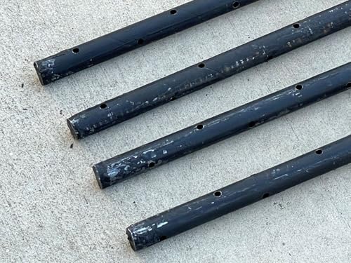 60 Inch Round Steel Concrete Form Stakes with Nail Holes (5 Count)