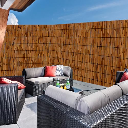 2 Pack Natural Reed Fence (131.2 Sq Ft)