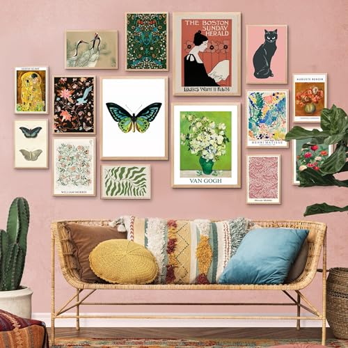 15 Pcs Eclectic Wall Decor (15 Count)