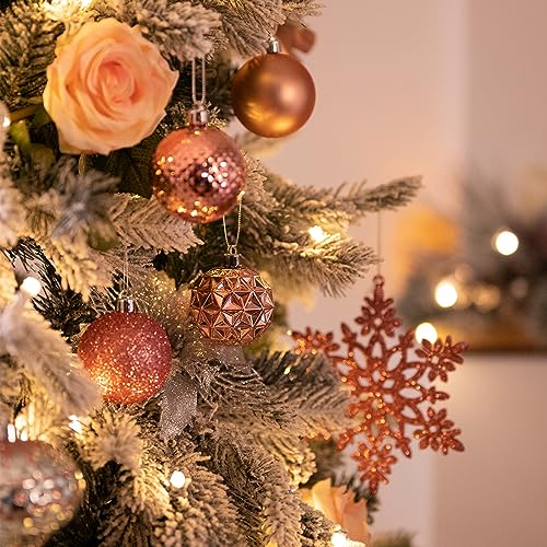 50ct Christmas Tree Decorations Ball Ornaments 2.36 Inches (50 Count)