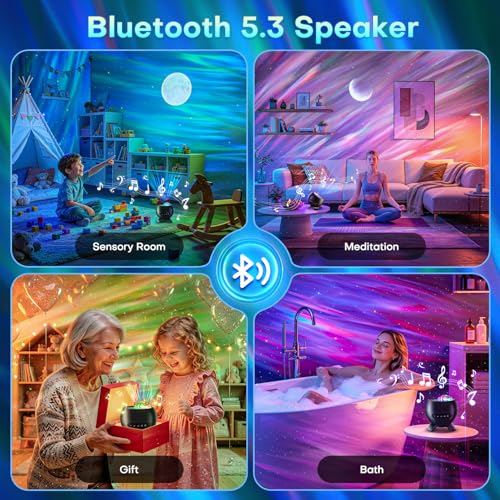 LED Light Gifts Home Decor Light Projector with 375 Effects