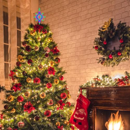 Lighted Christmas Tree Topper