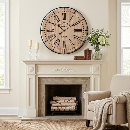 30 Inch Rustic Wall Clock