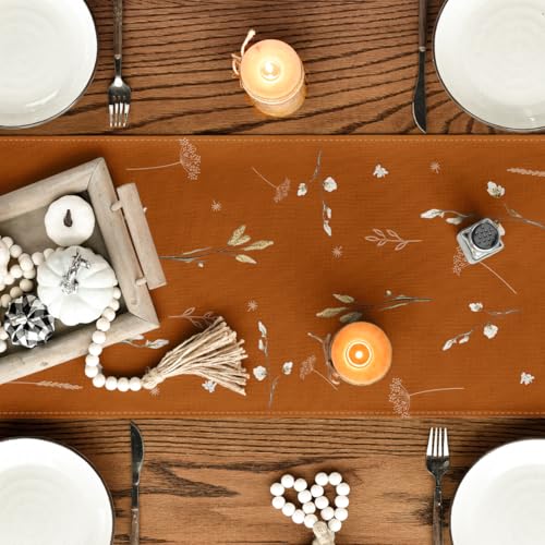 210 GSM Fall Table Runner Home Party Decor 13x120 Inch