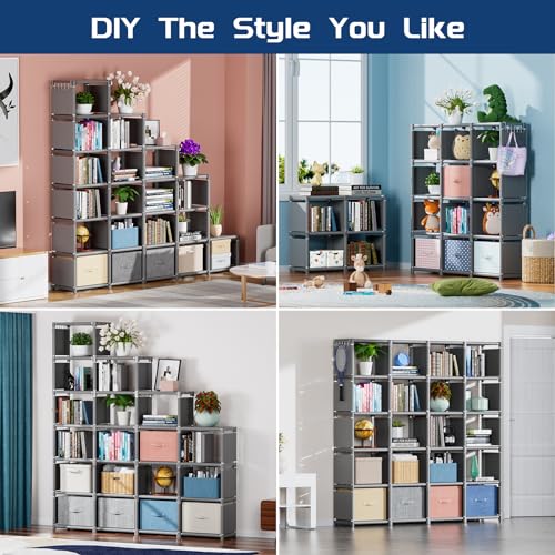 Book Shelf 20 Cube Storage Organizer Shelf