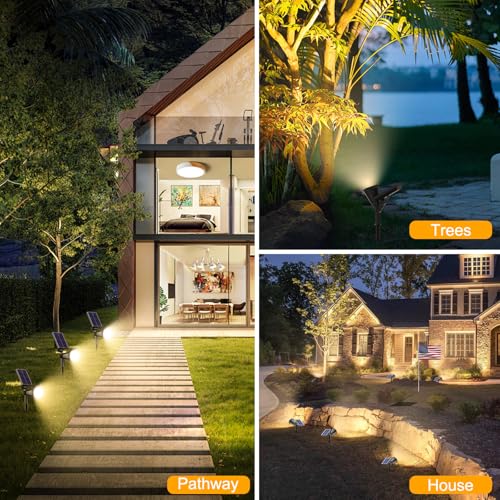 Solar Lights Outdoor Waterproof Spot Lights (2 Count)