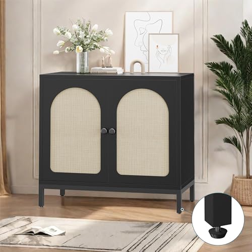 Rattan Sideboard Buffet Cabinet Set of 2 (2 Count)