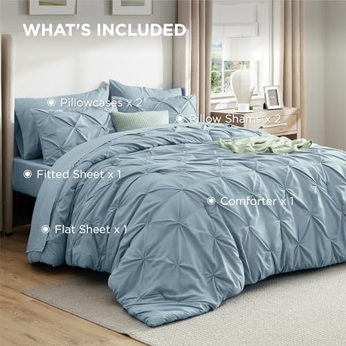 7 Piece California King Comforter Set & Sheets