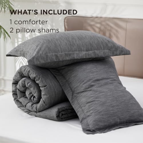 Dark Grey Oversized King Comforter Set