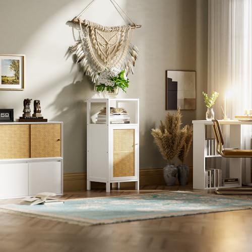 Bathroom Storage Cabinet Rattan